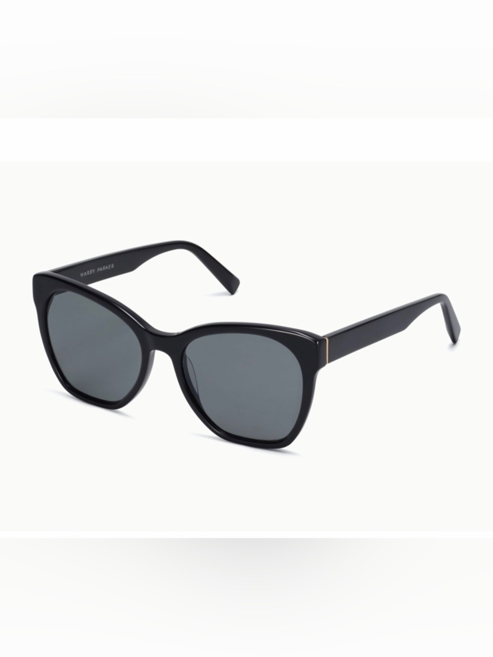 Warby Parker Rhea Frames M 100 Black Sun Eyeglasses 55-17-140 Rx-Ready Cat Eye